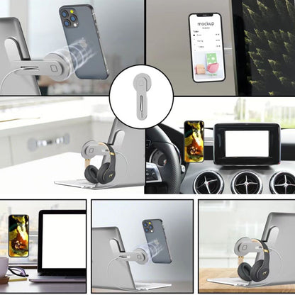 Hands Free 15W Magnetic Laptop Phone Holder and Charger for iMac and iPhones - ULT Gear