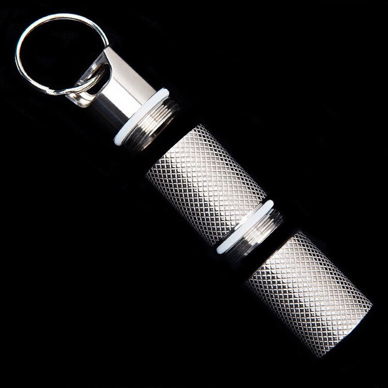 Mini Portable Titanium Alloy Keychain Pill Case - ULT Gear
