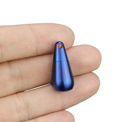 Mini Titanium Alloy Waterproof Pill Container with Necklace - ULT Gear