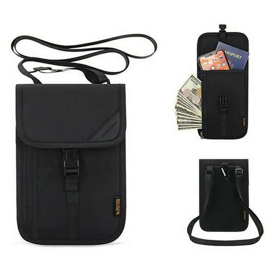 RFID-Protected Multi-Use Passport Bag with Lanyard by ISKYBOB - ULT Gear