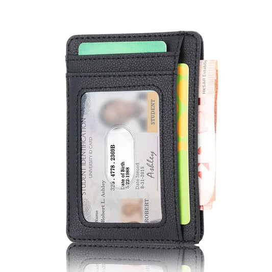 Slim Profile RFID Blocking Leather Wallet and Card Holder - ULT Gear