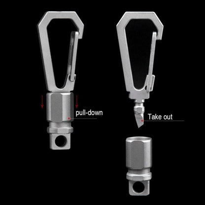 Titanium Alloy Keychain Clip and Belt Hook - ULT Gear