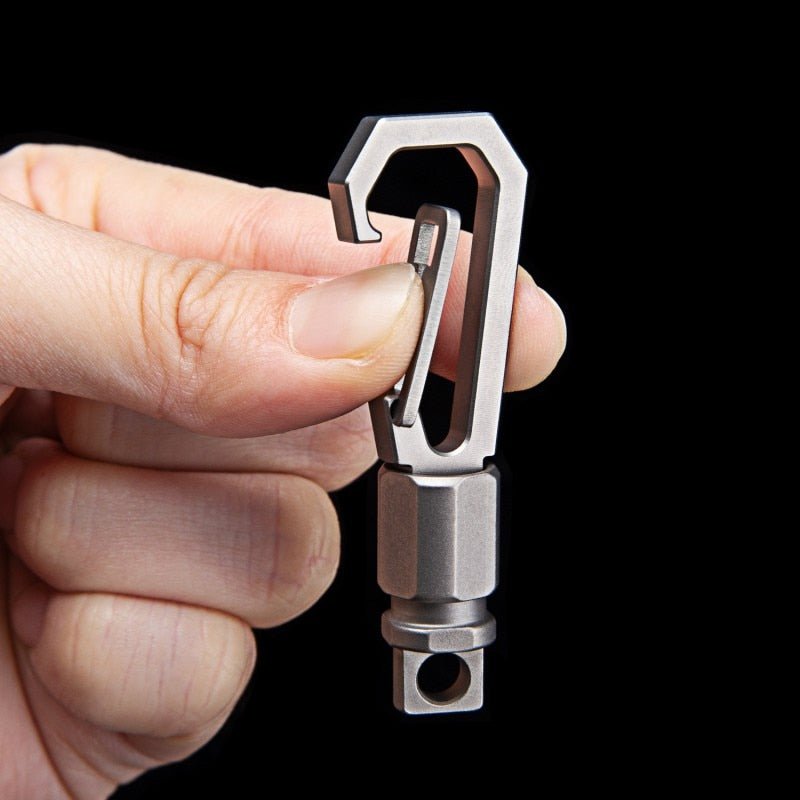 Titanium Alloy Keychain Clip and Belt Hook - ULT Gear