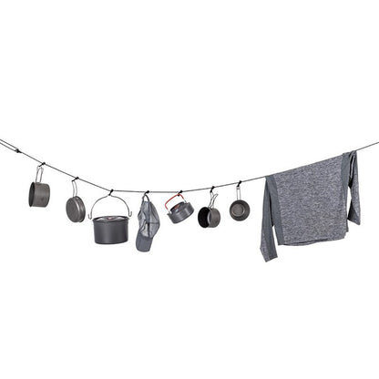 Ultralight Travel Hanging Clothesline, Portable Camping Clothes Line, 3.5-5m - ULT Gear