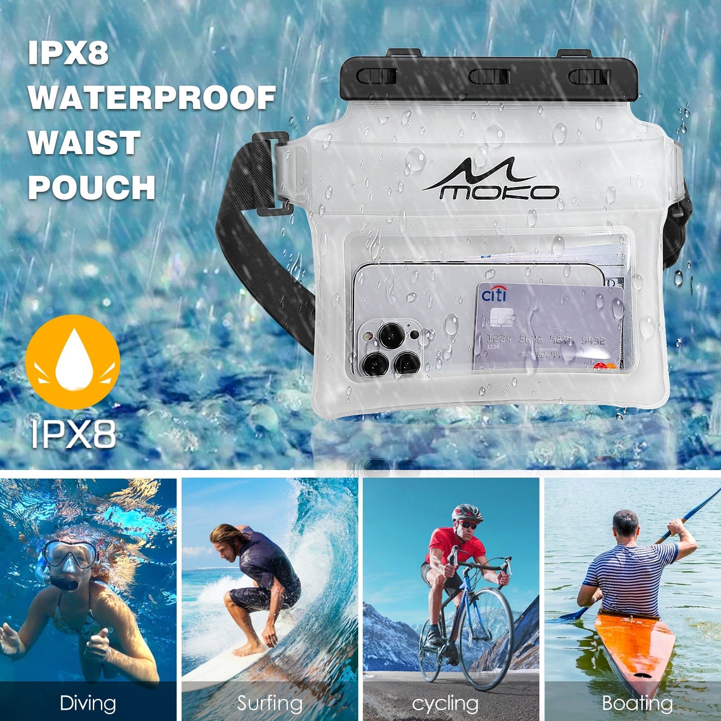 Waterproof Swimming Drift Bag by Moko - ULT Gear