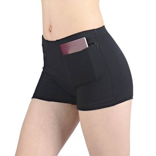 Women's Anti-theft Zippered Pocket Underwear Briefs - ULT Gear