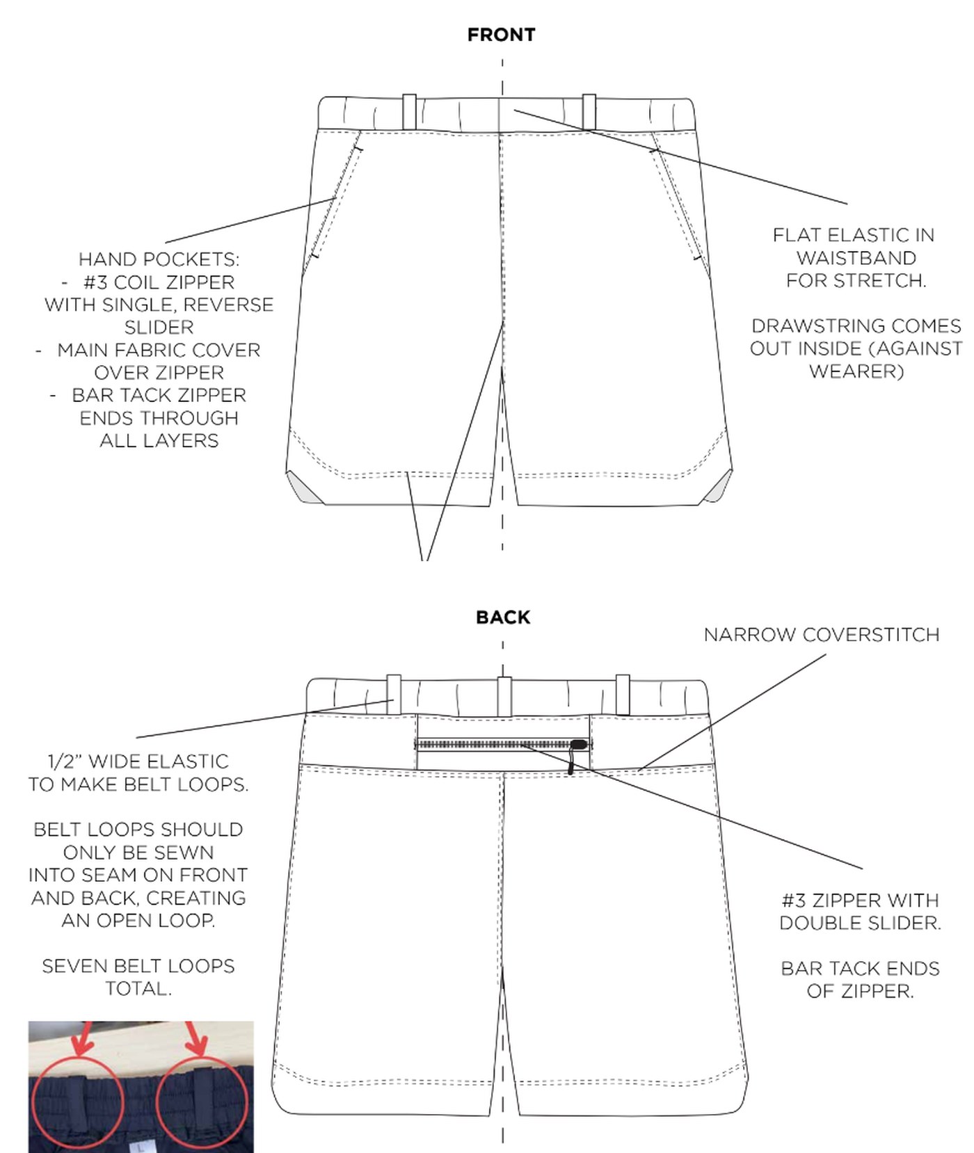 Packable Travel Shorts