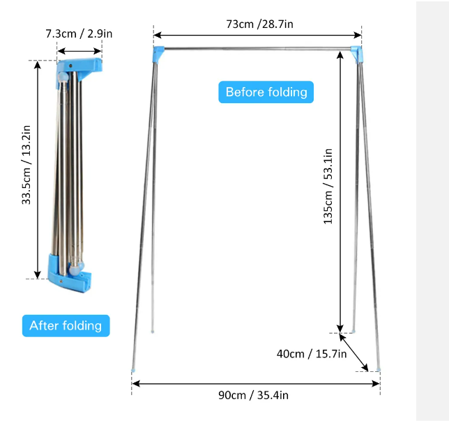 Ultraportable Drying Rack